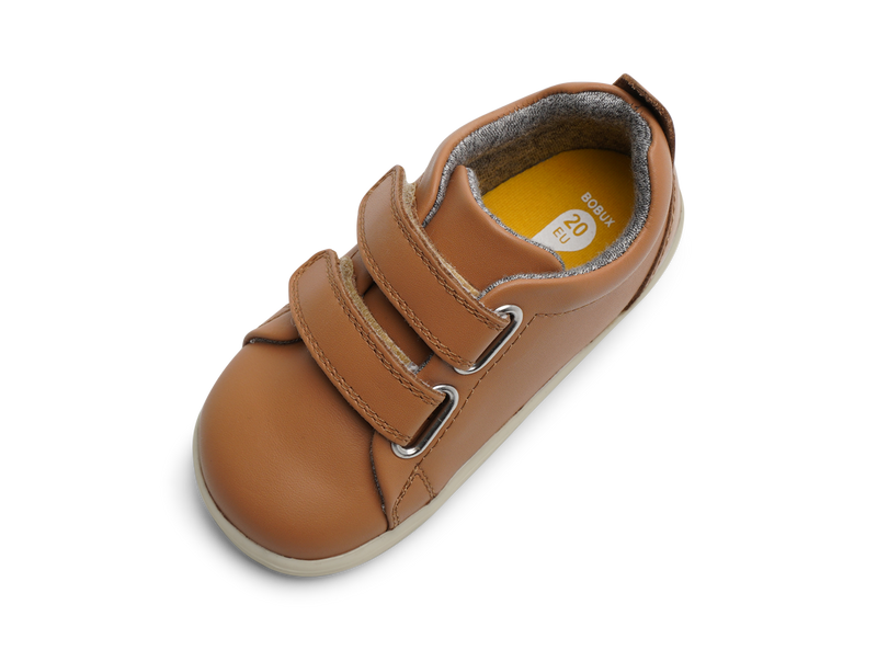 Bobux Step up Grass Court caramel in brown