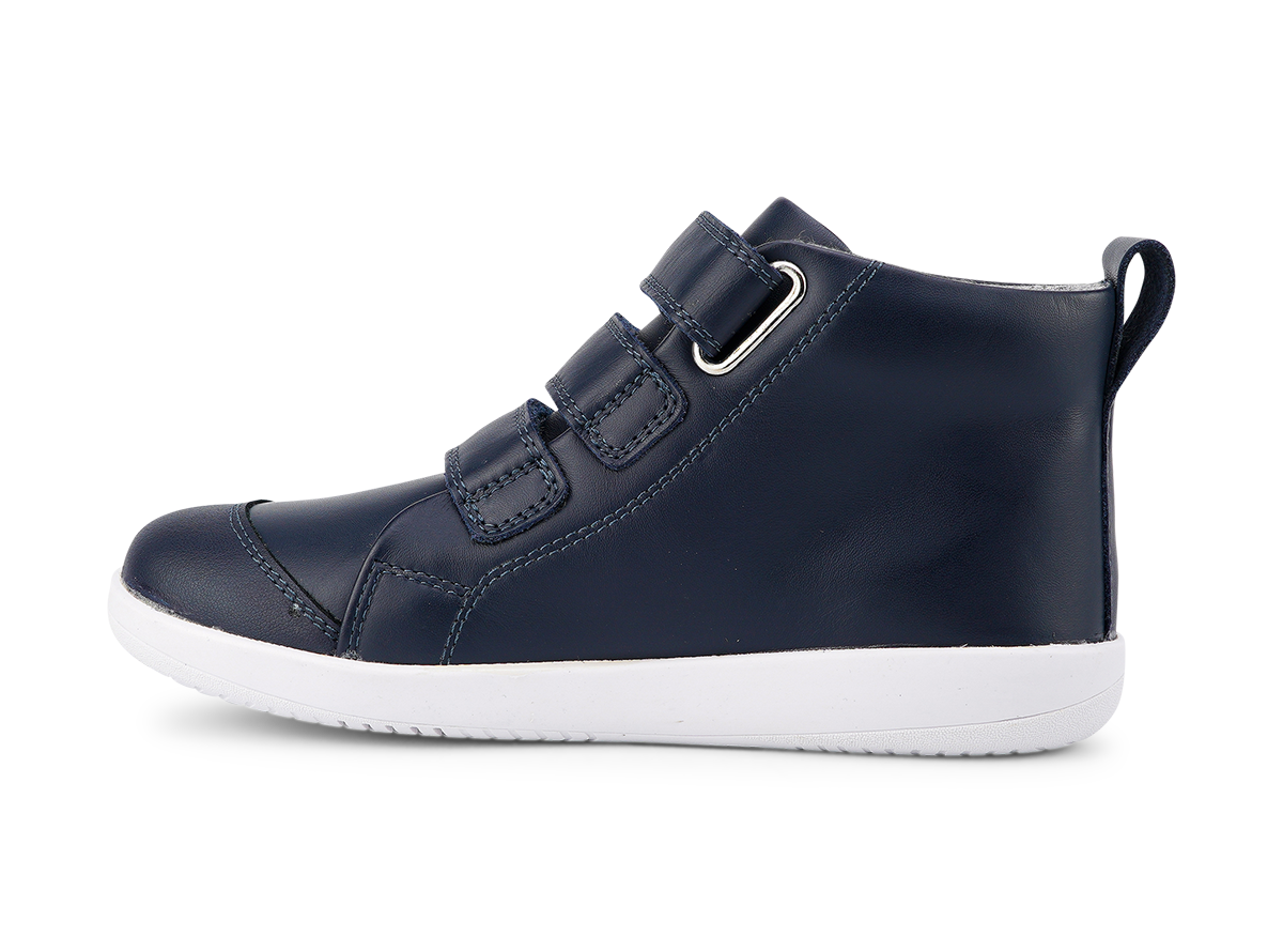 Bobux Kid+ Hi Court Boots Navy in Blue
