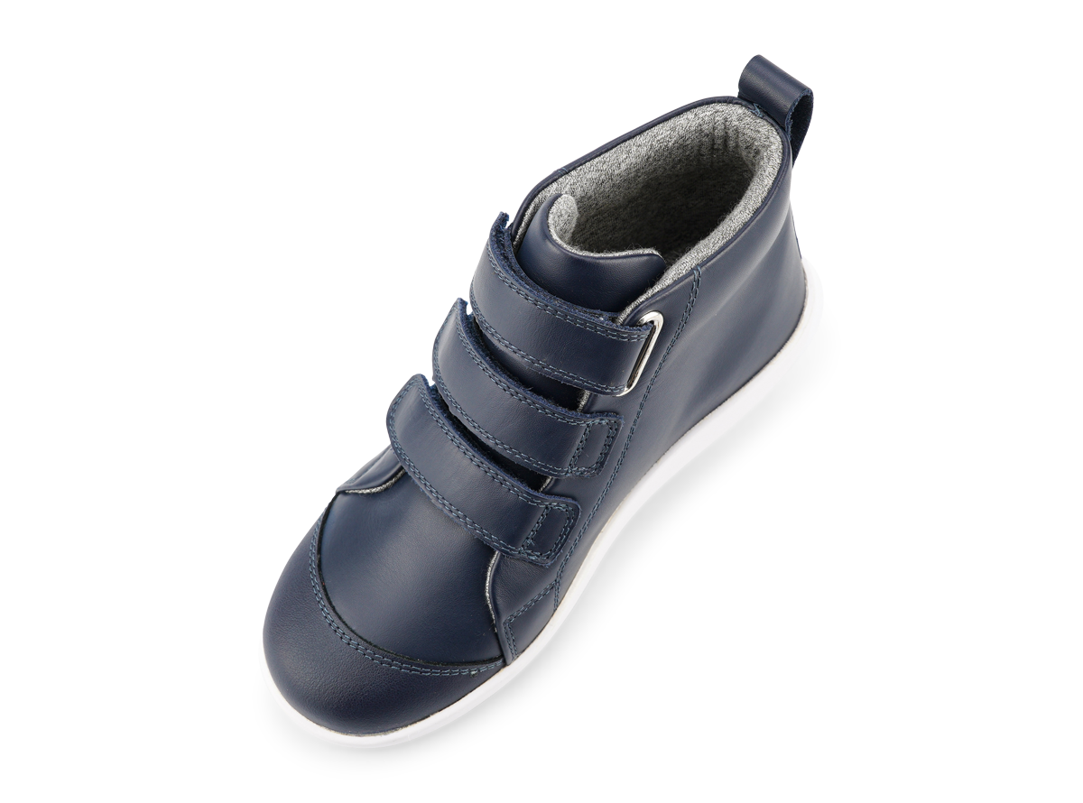 Bobux Kid+ Hi Court Boots Navy in Blue