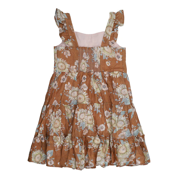 Bebe Maeve floral tiered dress in floral