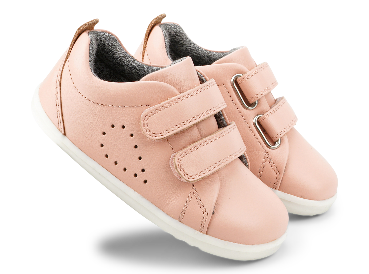 Bobux Step up Grass Court Seashell in pink