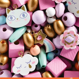 Djeco Rainbow Wooden Beads