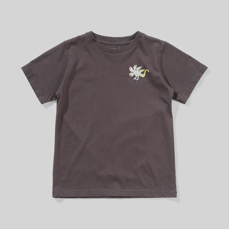 Munster Kids dragon skate ss tee soft black