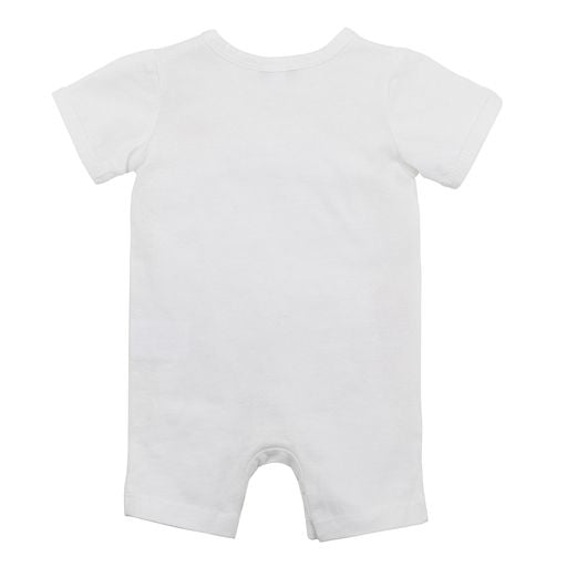 Bebe Lucas safari ss romper in cloud
