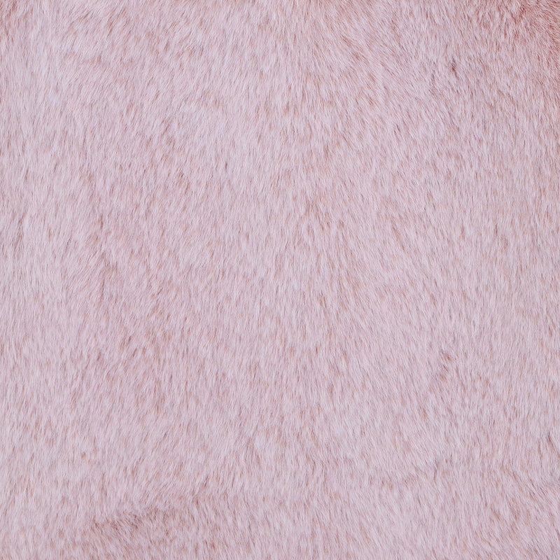 Bebe Esme Faux fur coat in dusky pink