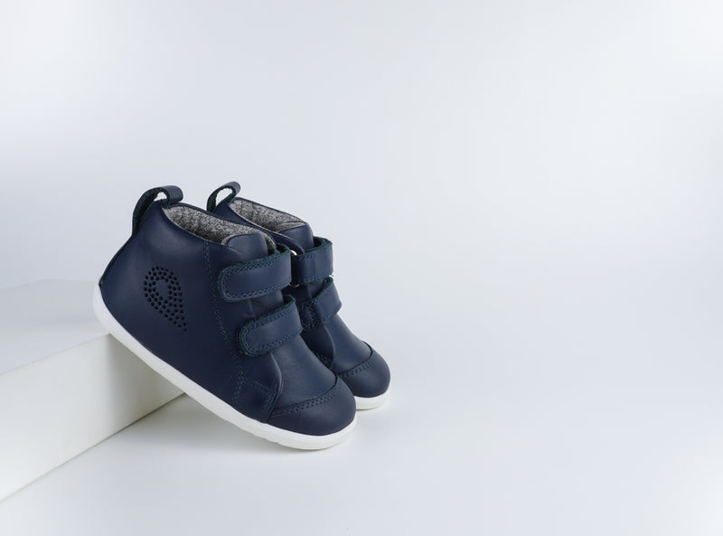 BOBUX Step up hi court boot navy in blue