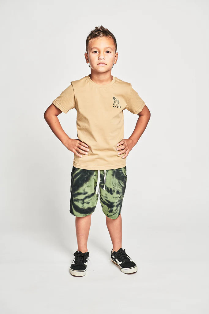 Munster Kids howl ss tee sand