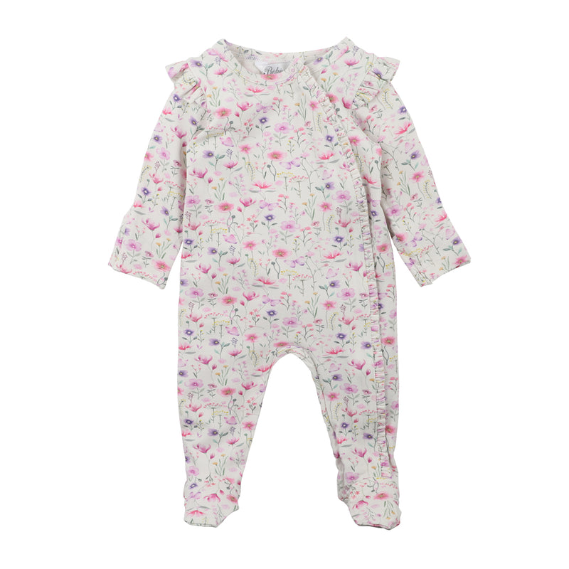 Bebe lucie zip onesie lucie print in multicolour