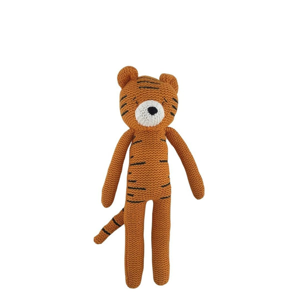 ES Kids Knitted Tiger Rattle - 25cm