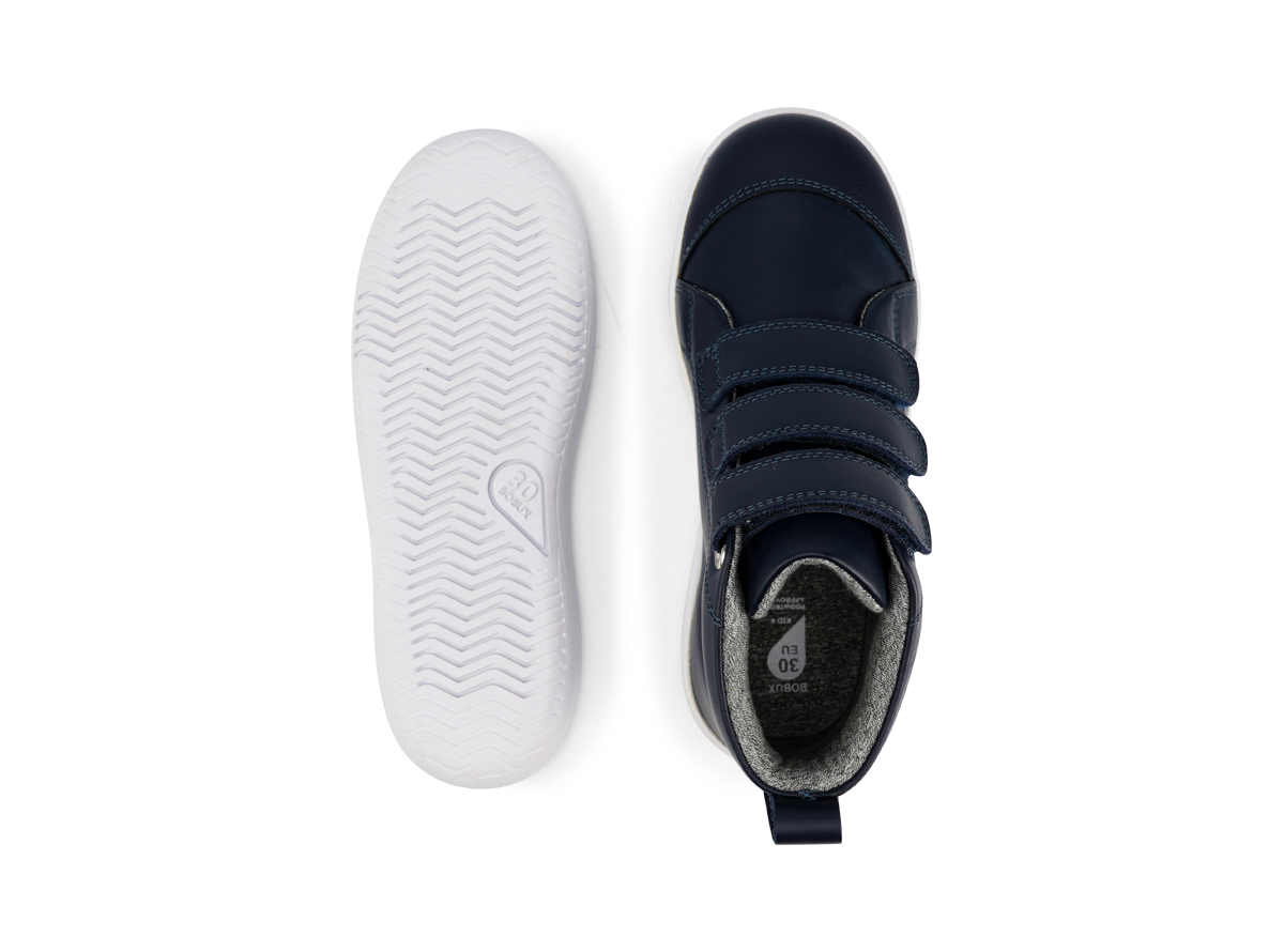 Bobux Kid+ Hi Court Boots Navy in Blue