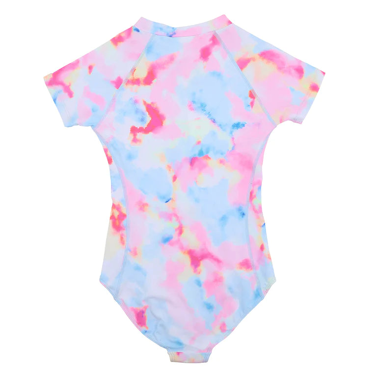 Minihaha Pia SS Sunsuit in tie dye