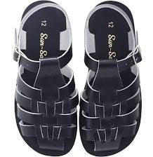 Salt Water Sailor Sandals in Navy