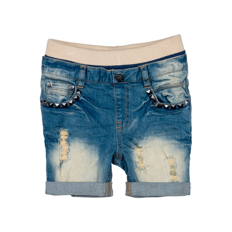 Baby blue jean discount shorts