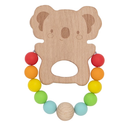wood-and-silicone-teether-koala-in-multi colour print
