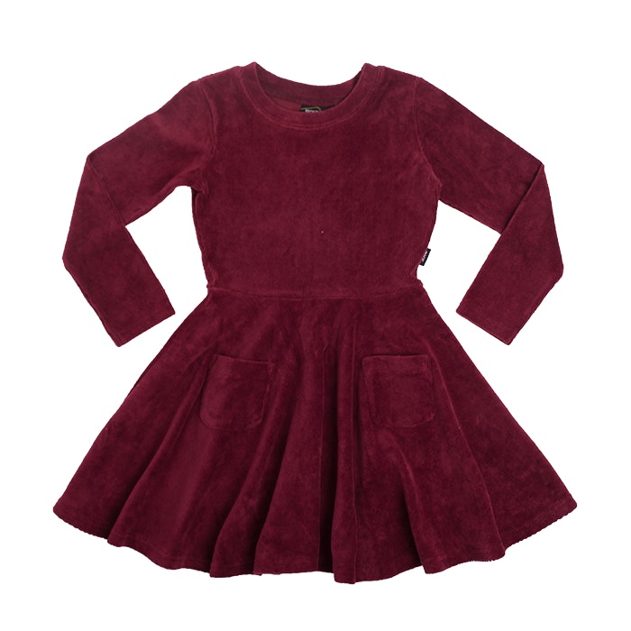 corduroy-l-s-waisted-dress---burgundy-in-colour