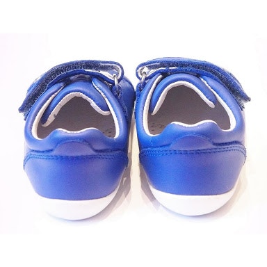 Bobux Step up Electric Scribble Shoe in blue