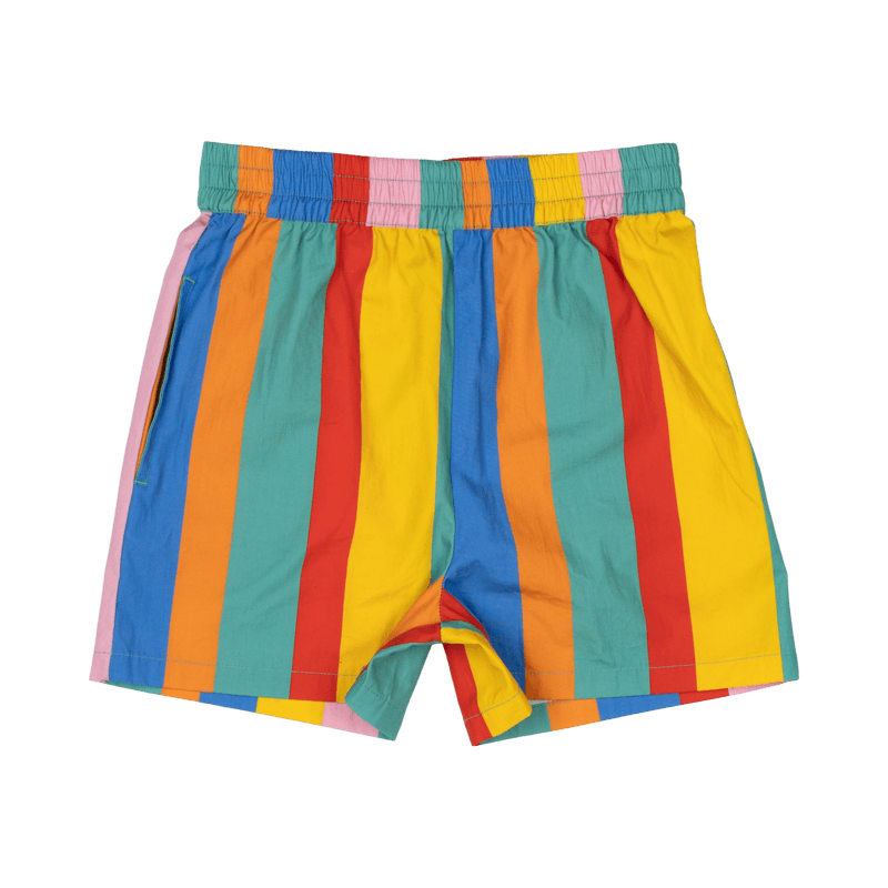 Rock your baby rainbow stripes shorts