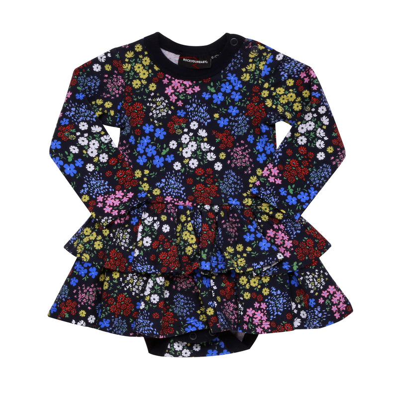 mille-fiori-waisted-dress-in-multi colour print